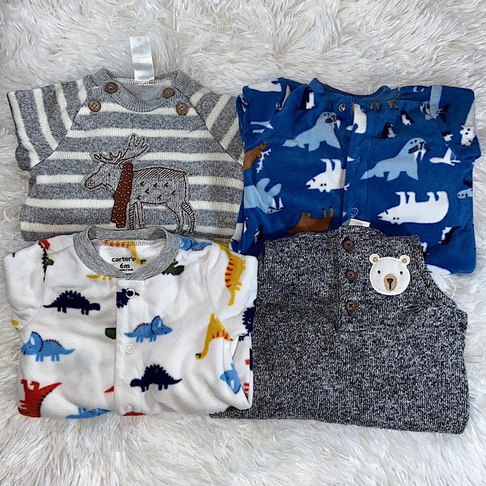 6 Month Footie/Bodysuit Onesie Bundle